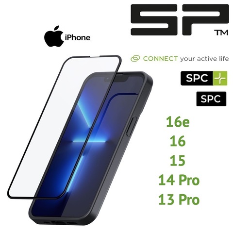 Защитное стекло SP Connect GLASS SCREEN PROTECTOR SPC/SPC+ для iPhone (17e/16e/16/15/14 PRO/13 PRO) арт. 52856