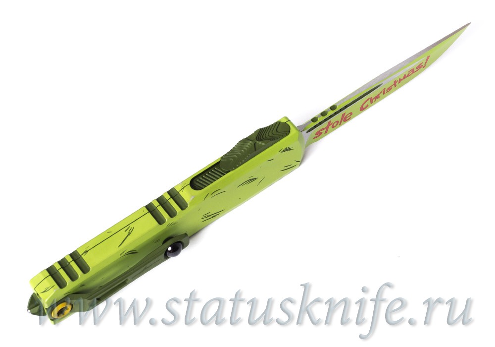 Нож Microtech Ultratech 11214-1GNS Gen IV Grinch Christmas