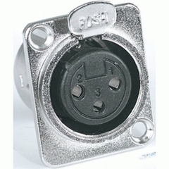 PROEL XLR3FDL - Коннектор XLR 3Р, мама, панельный, корпус металл