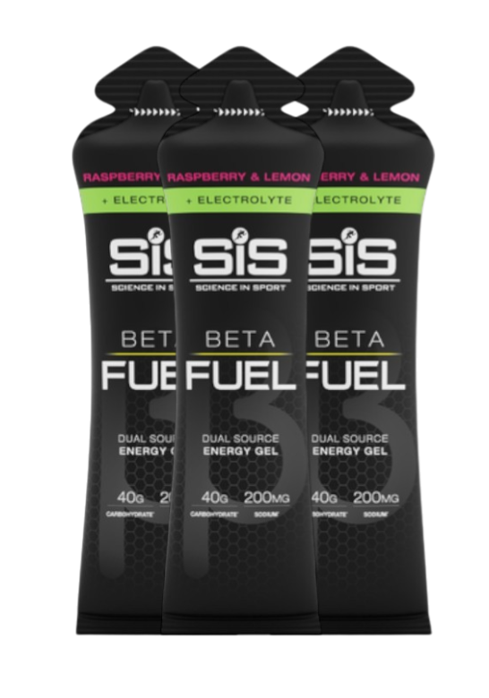 Набор углеводных гелей с электролитами SIS Beta Fuel 60 мл малина-лимон