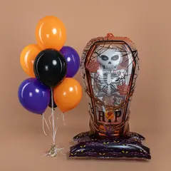Фигура на подставке Надгробие со скелетом