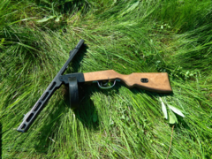 PPSh-41 wood life size