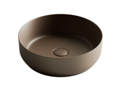 Ceramica Nova Element CN6022MDB Умывальник чаша накладная круглая, 39x39, цвет: коричневый фото