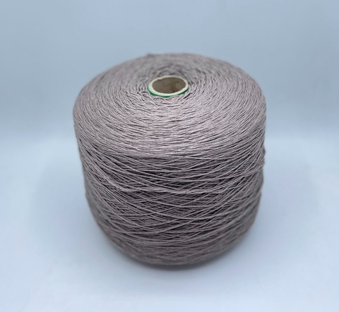 Бобинная пряжа (пр.Италия).art-Plume 380/100гр, 100%Меринос, цвет-Мокко,меланж , арт.27655