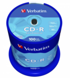 Оптический диск Verbatim CD-R 700MB 52X Extra Protection, Spindle, 100 шт