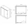 Abber Komfort AG93130-S102 Душевой уголок, 130x100x200, цвет: хром