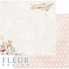 Бумага для скрапбукинга FLEUR-design, двусторонняя 30*30 см, 190 гр.