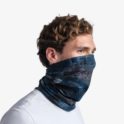 Картинка бандана-труба Buff CoolNet Zoh Stone Blue - 2