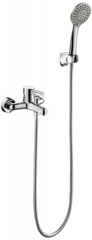 СМЕСИТЕЛЬ ДЛЯ ВАННЫ С КОРОТКИМ ИЗЛИВОМ BRAVAT SLIM F6332366CP-01-RUS