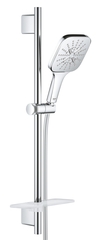 Душевой гарнитур GROHE Rainshower SmartActive 130 Cube, 3 вида струй, хром (26583000)