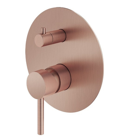 Plumberia Selection IXO XO1901RS Смеситель для душа, встраиваемый, на 2-3 выхода, цвет: брашированая медь