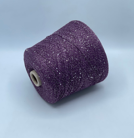 Luxury Selection by Ri.Go, Glow, 620м. 87% Хлопок,7% Полиэстер(Люрекс), 6%Пайетки, Черника(210/511),40324