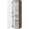 BelBagno DUE-1500-2A-SC-NOCE-P DUE Шкаф подвесной с двумя распашными дверцами с доводчиками, с двумя полками, универсальный, Noce, 400x300x1500