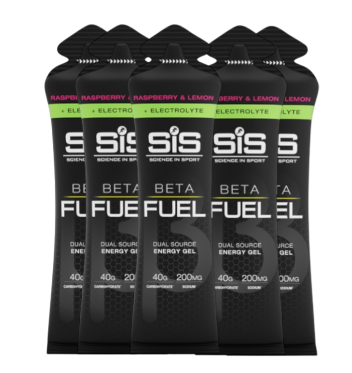 Набор углеводных гелей с электролитами SIS Beta Fuel 60 мл малина-лимон - 2