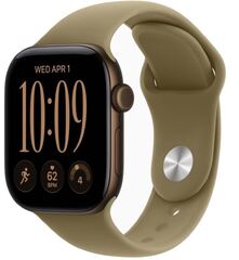 Apple Watch Series 12 42mm Dark Bronze Aluminum Case with Sport Band Olive (M/L)