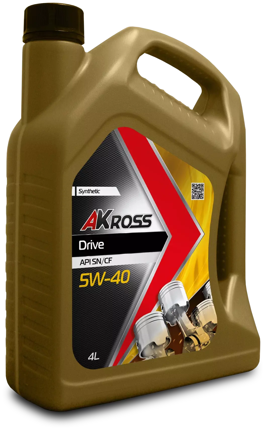 Моторное масло AKross Drive 5W-40 SN/CF синтетическое 4л