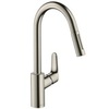Hansgrohe Focus M41 73880800 Смеситель для кухни с выдвижным изливом и лейкой