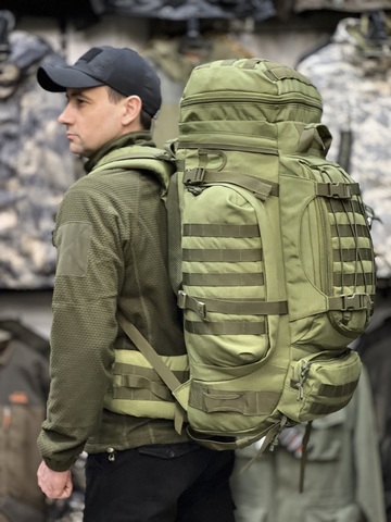 Рюкзак рейдовый 7.62, 100 л, Олива