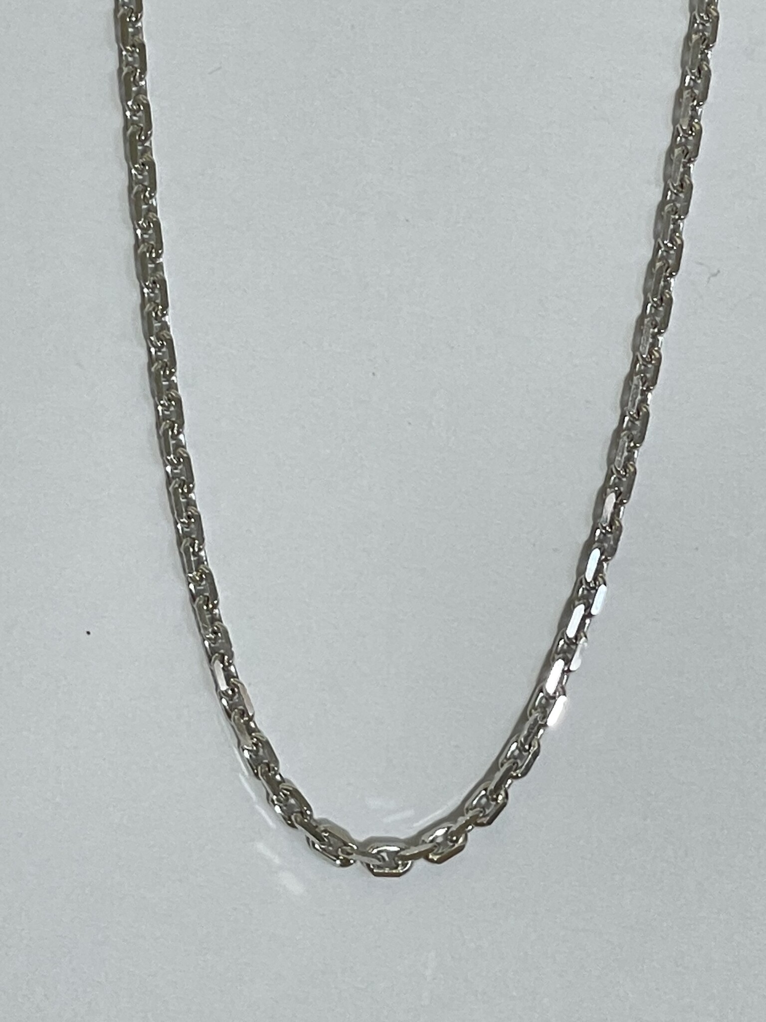 Якорь прямоугольный 0,4 (серебряная цепочка)