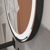 Cezares Cadro CZR-SPC-CADRO-700-LED-TCH-WARM Зеркало с подсветкой, цвет: чёрный