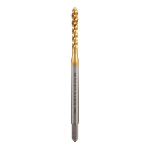 Метчик М 2,0х0,4 (Машинный, винт.) DIN371 HSSE-TiN 6h C/2-3P R45 45мм a=2,1 H-Tools 513X01-C4-0020
