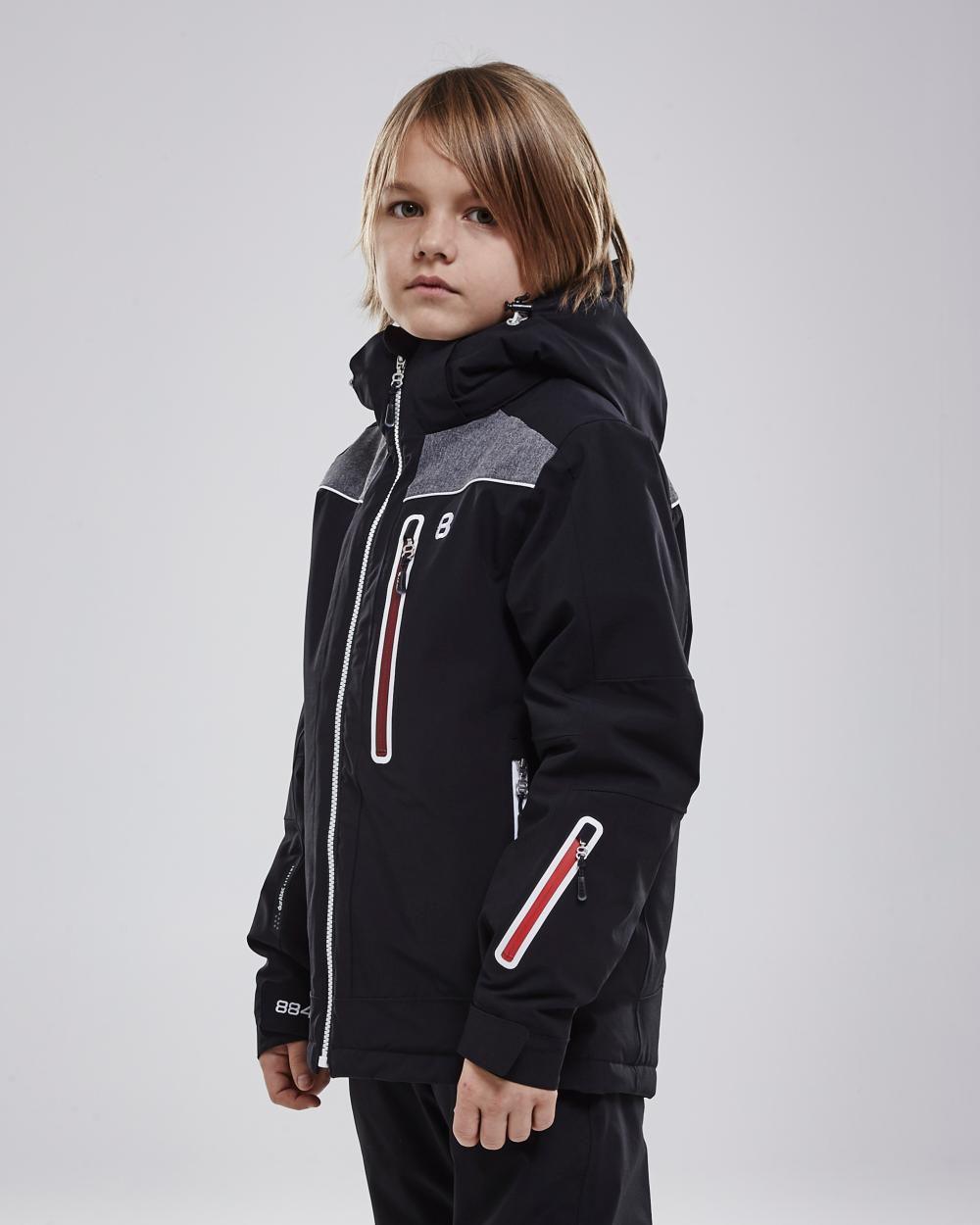 Горнолыжная куртка детская 8848 Altitude Zamsar black - 3