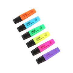 Маркер выделитель текста Attache Colored 1-5мм набор 6цв.