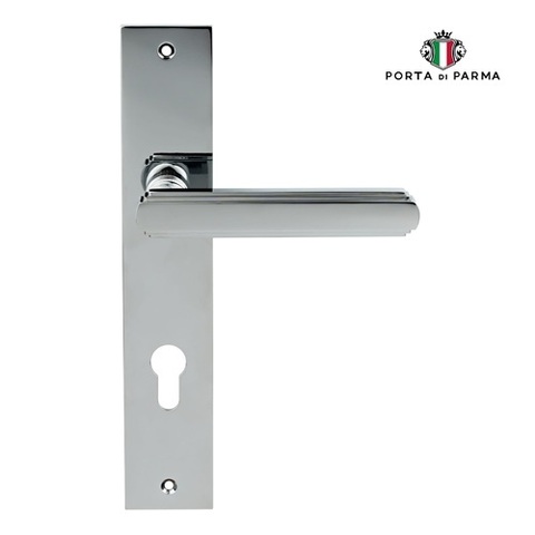 Ручка на планке PORTA DI PARMA Glamour CYL CP хром