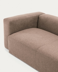 Угловой 4-х местный диван Blok 320 x 230 cm розовый