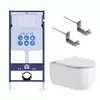 Aquatek Европа Set AQUATEK ЕВРОПА New-KKI2 Инсталляция с унитазом, цвет: белый