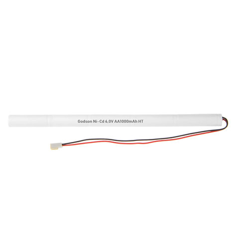 Внешний вид АКБ Ni-Cd Battery Pack 6.0V AA 1000mAh HT для светильников аварийного освещения Внешний вид АКБ Ni-Cd Battery Pack 6.0V AA 1000mAh HT для светильников аварийного освещения
