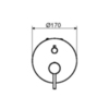 Plumberia Selection IXO XO1901RS Смеситель для душа, встраиваемый, на 2-3 выхода, цвет: брашированая медь