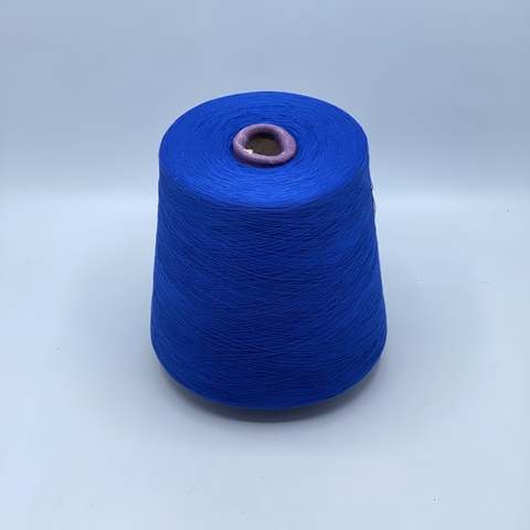 Бобинная пряжа,Cotton combed, 1693м. 100%Хлопок, Синий электрик(186), 39147