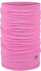 Шерстяной шарф-труба Buff Merino Lightweight Solid Fluor Fuchsia