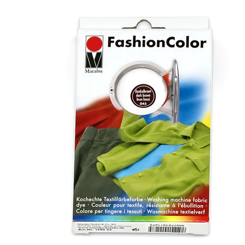 краска для ткани, цвет 045,коричневый, 2*30г,marabu fashion color