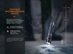 Фонарь Fenix PD36R Pro 2800lm аккумуляторный