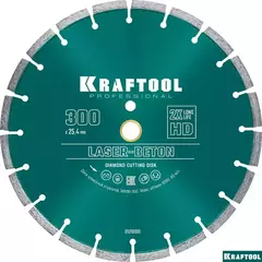 KRAFTOOL LASER-BETON 300 мм (25.4/20 мм, 10х3.2 мм ), алмазный диск (36686-300)