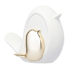 Декор из фарфора white birdie из коллекции essential, 16х8x13 см