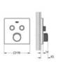 GROHE Grohtherm SmartControl 29158LS0 Переключатель встраиваемый на 3 потребителя