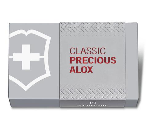 Нож-брелок Victorinox Classic Precious Alox, Iconic Red (0.6221.401G)