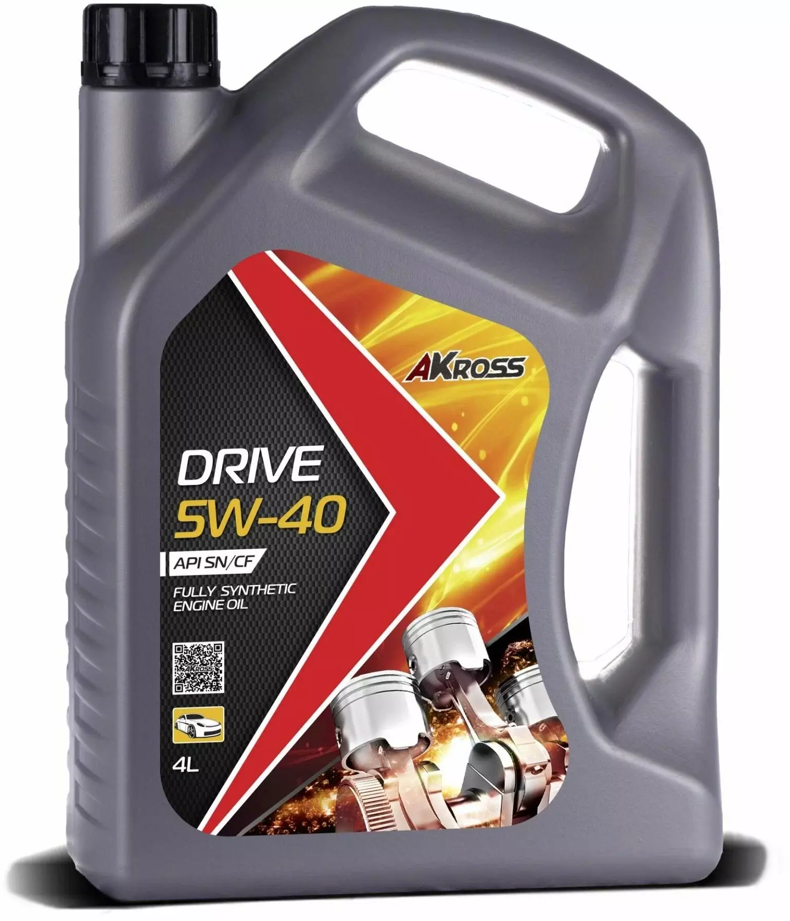 Моторное масло AKross Drive 5W-40 SN/CF синтетическое 4л