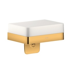 Axor Universal Softsquare 42819990 Диспенсер для жидкого мыла, цвет полированное золото фото