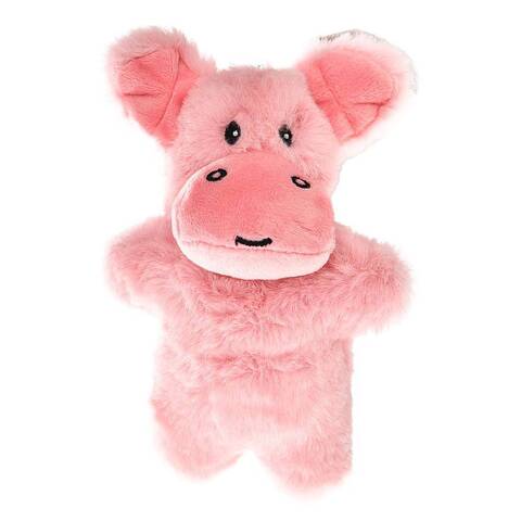 Homepet игрушка для собак бегемотик плюш с пищалкой 16х10,5 см