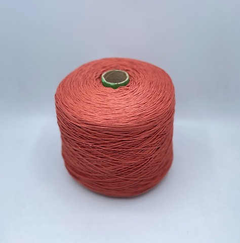 Бобинная пряжа (пр.Италия), art-USA Cotton supersoft , 325м/100гр. 100% Хлопок Pettinato(чесаный хлопок) цвет-Светлый терракот, арт.30003