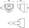 Ravak X07P010 Держатель пластиковый 610.00