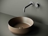 Ceramica Nova Element CN6022MDB Умывальник чаша накладная круглая, 39x39, цвет: коричневый