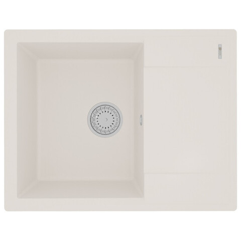 Lemark Imandra 9910022 Кухонная мойка 640 врезная прямоугольная с крылом из кварцгранита цвет: Жасмин