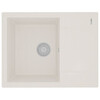 Lemark Imandra 9910022 Кухонная мойка 640 врезная прямоугольная с крылом из кварцгранита цвет: Жасмин