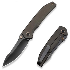 Фото Складной нож WE Knife Ryson, сталь M390, рукоять титан, бронзовый