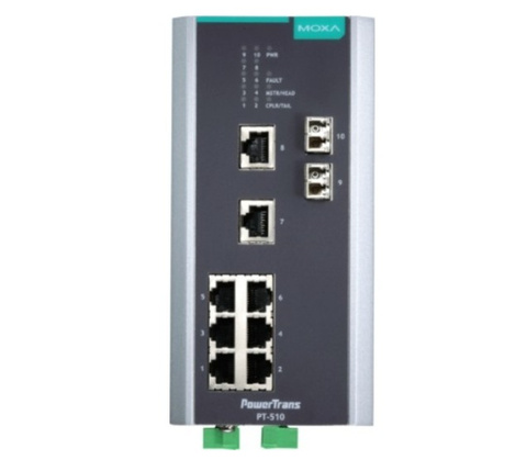 Коммутатор управляемый MOXA PT-510-SS-LC-24